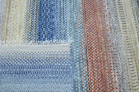 10 X 14 Feet Multi Color Indian Hand Knotted Contemporary Area Rug #FloorRug #LivingAreaRug #OrientalRug